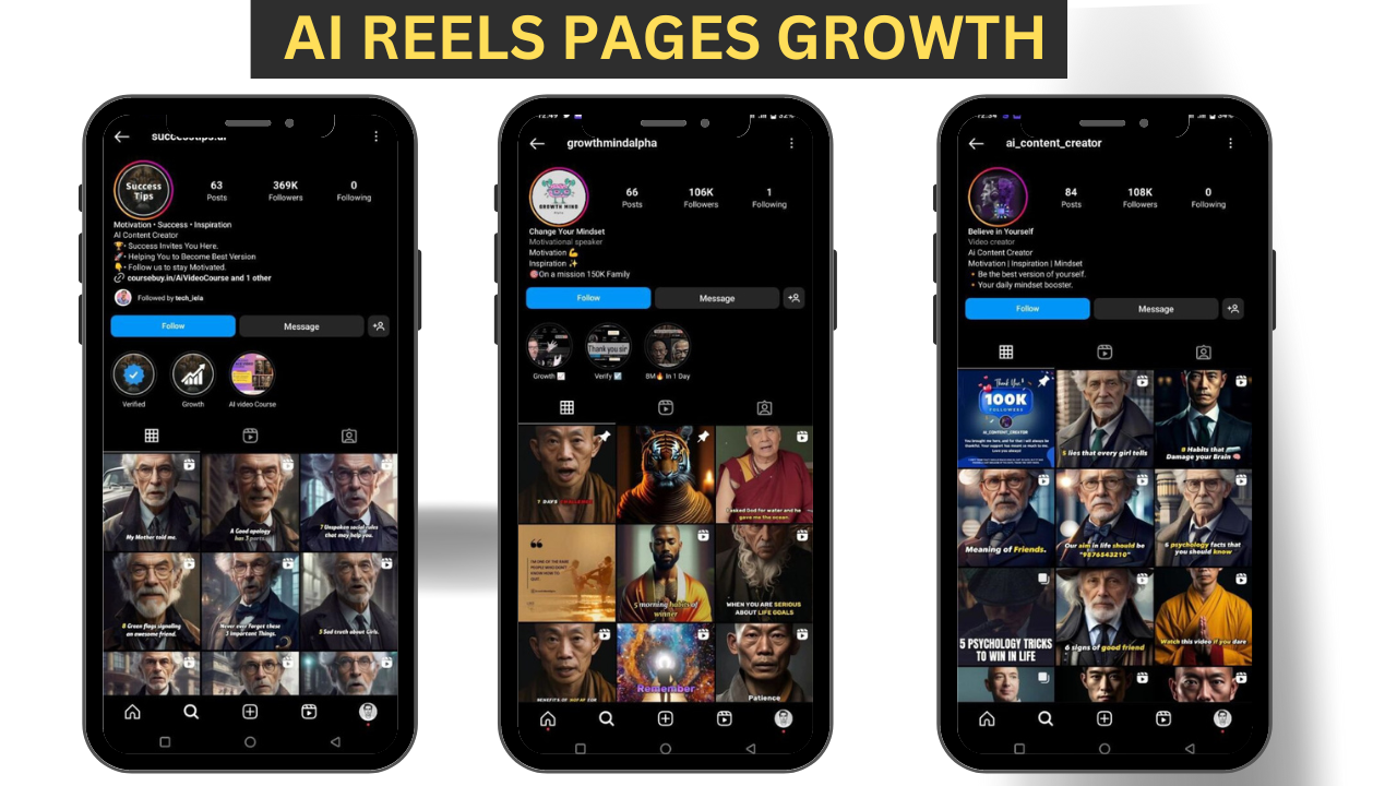 ai reels page growth